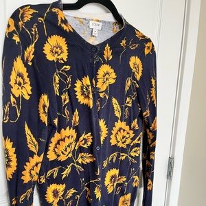 J.Crew Sunflower Cardigan